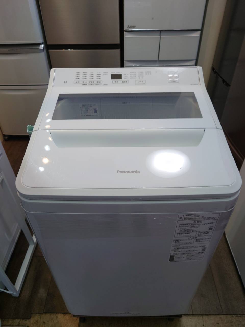 Panasonic　洗濯機　8.0kg【2022年製】